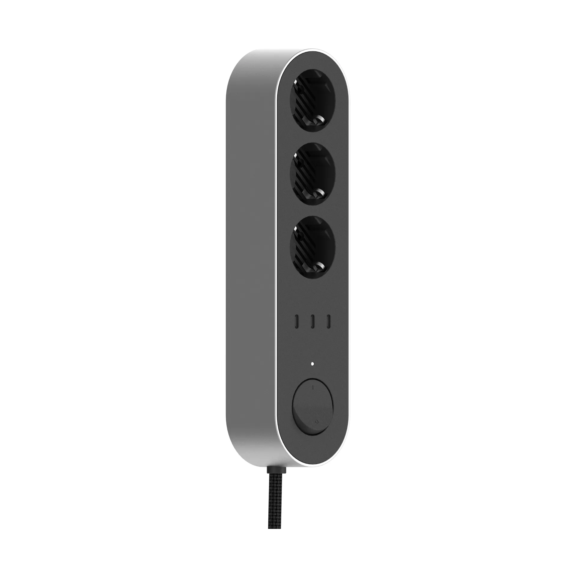 Regleta Edgar Power Bar, Satin aluminium Palette
