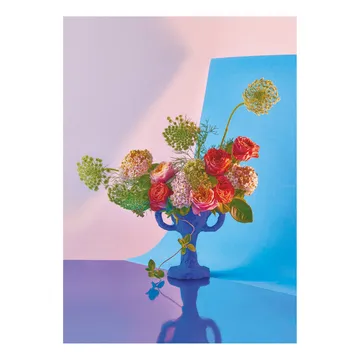 Lámina Bloom 02 cyan - 30x40 cm - Paper Collective