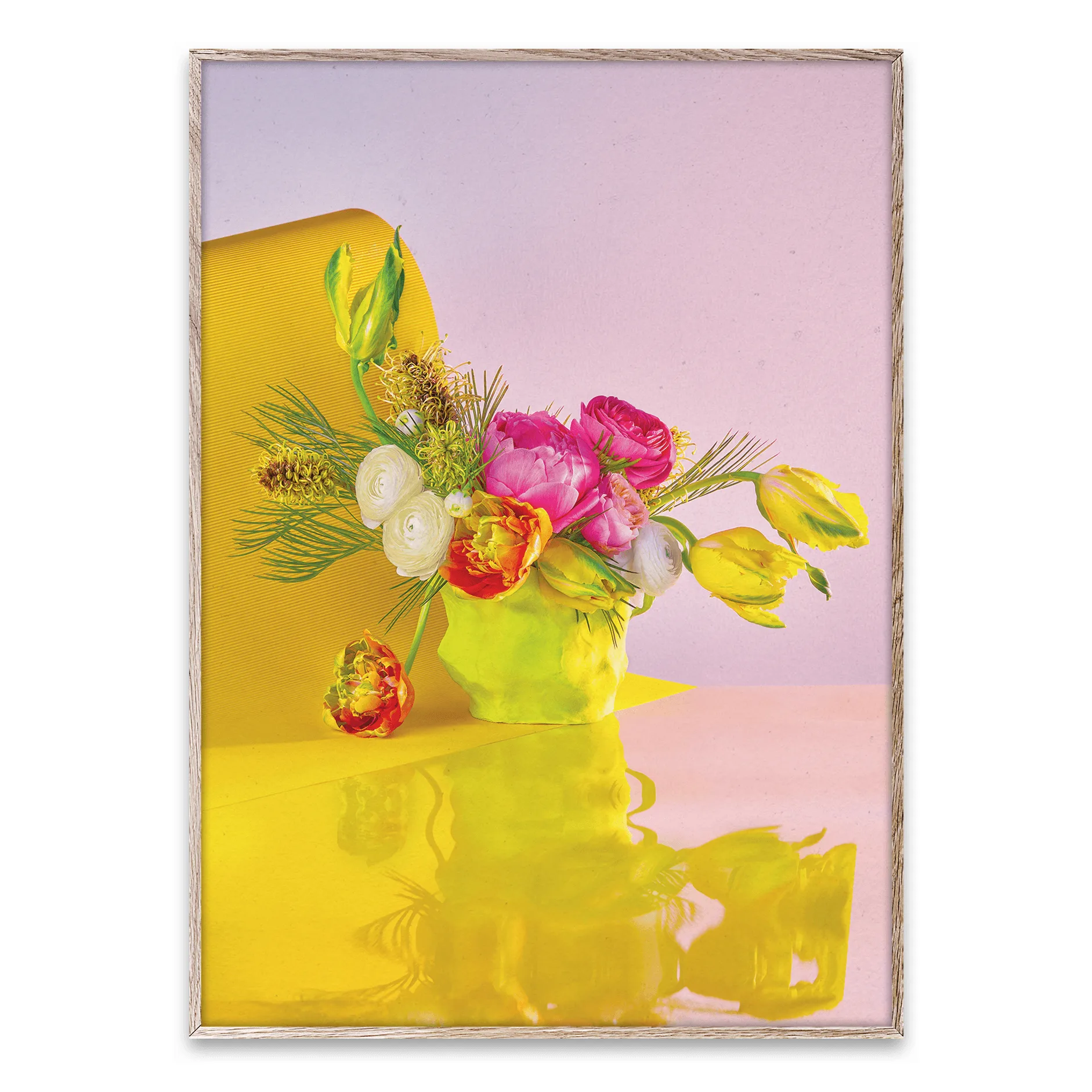 Lámina Bloom 03 yellow, 50x70 cm Paper Collective