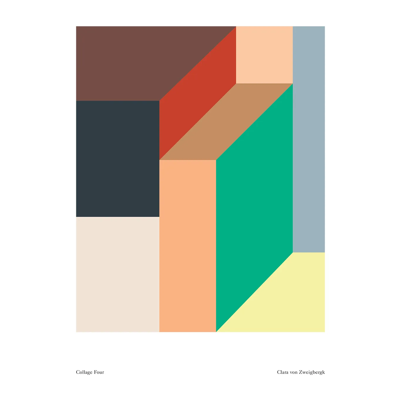 Lámina Collage Four, 50x70 cm Paper Collective