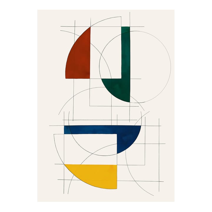 Lámina Constructions 01, 50x70 cm Paper Collective