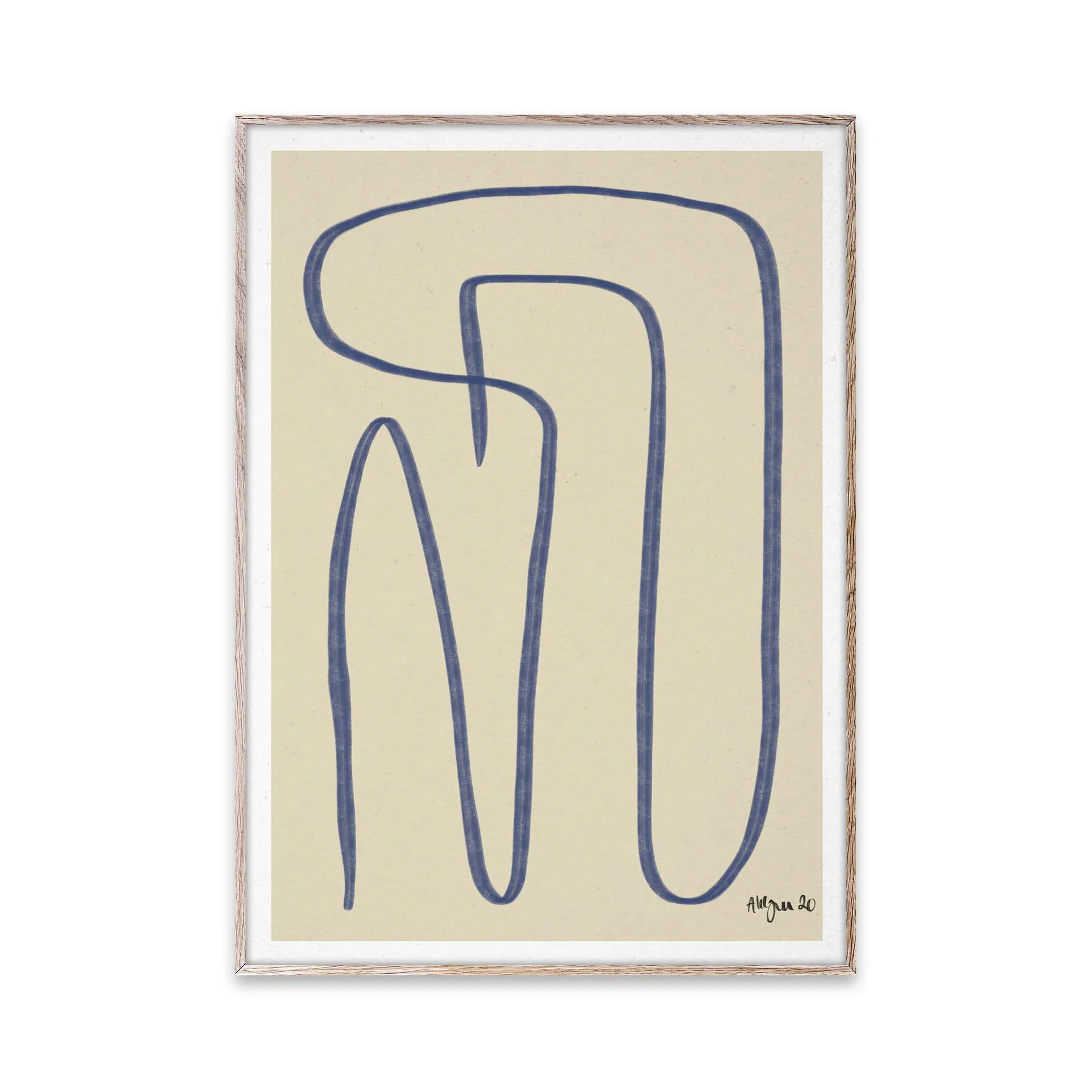 Lámina Different Ways azul, 30x40 cm Paper Collective