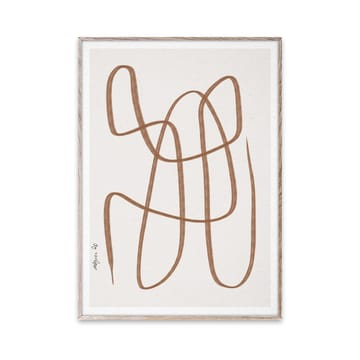 Lámina Different Ways marrón - 30x40 cm - Paper Collective