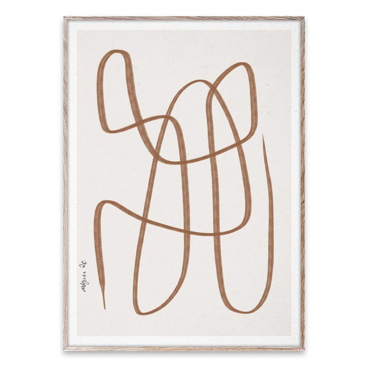 Lámina Different Ways marrón, 50x70 cm Paper Collective