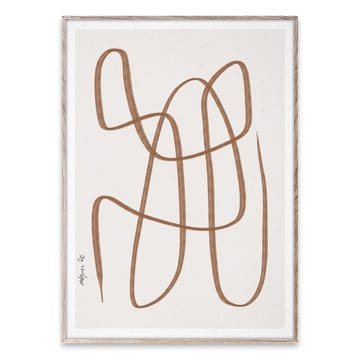 Lámina Different Ways marrón - 50x70 cm - Paper Collective