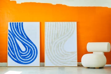 Lámina Entropy Blue 02 - 30x40 cm - Paper Collective