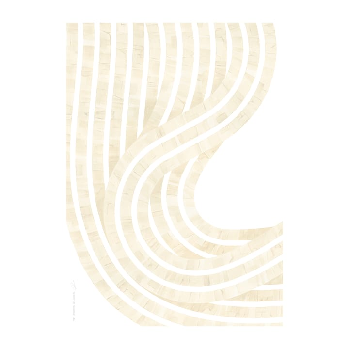 Lámina Entropy Sand 01 - 50x70 cm - Paper Collective