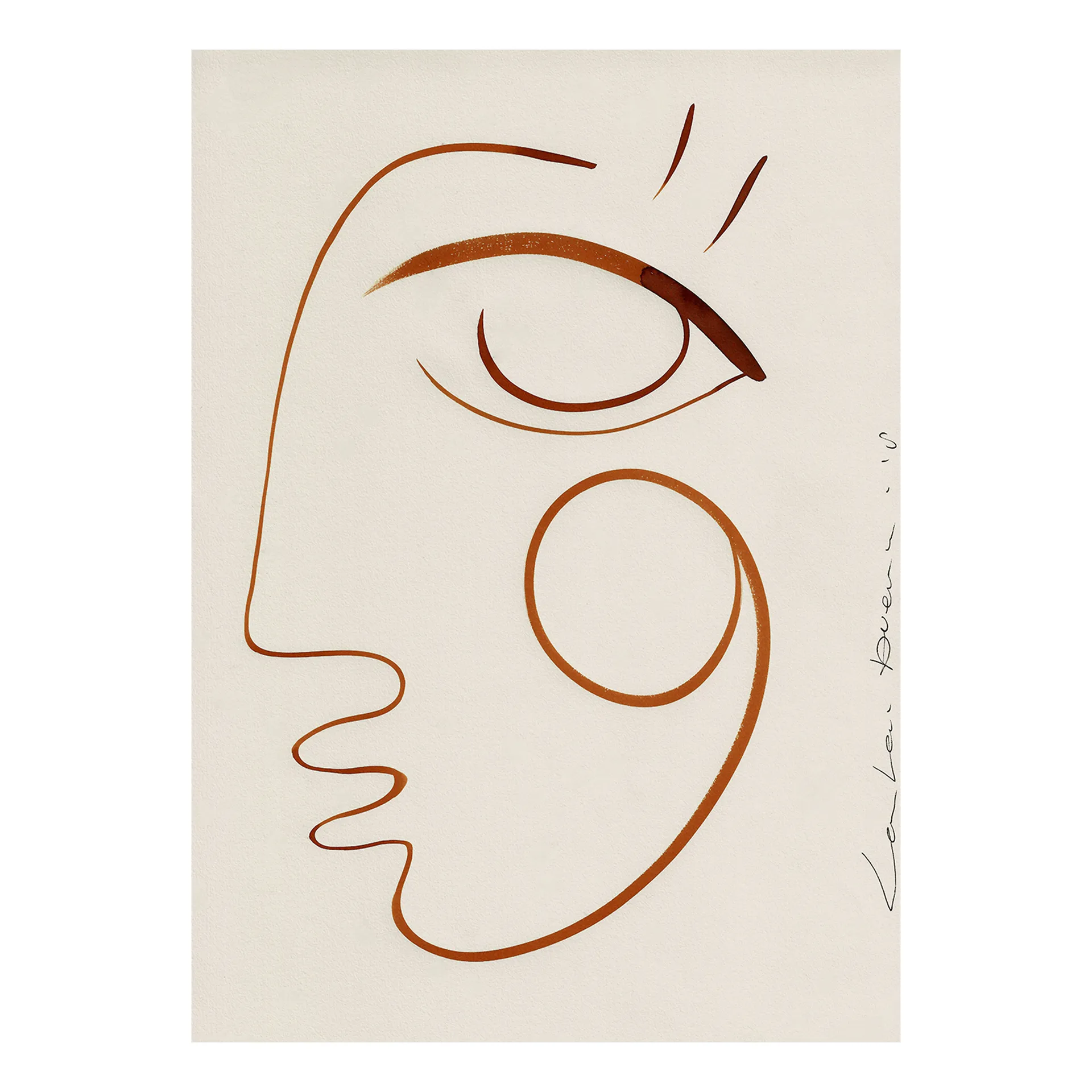 Lámina Flana of Love, 50x70 cm Paper Collective