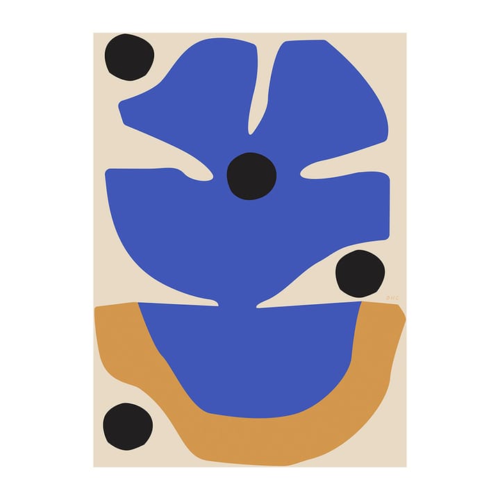 Lámina Flor Azul - 30x40 cm - Paper Collective
