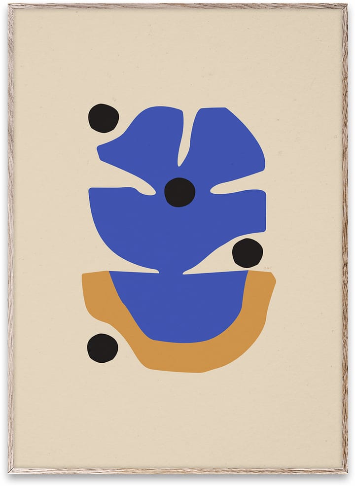Lámina Flor Azul - 50x70 cm - Paper Collective