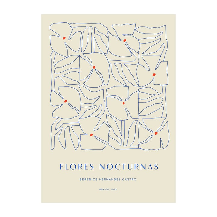 Lámina Flores Nocturnas 01 - 30x40 cm - Paper Collective
