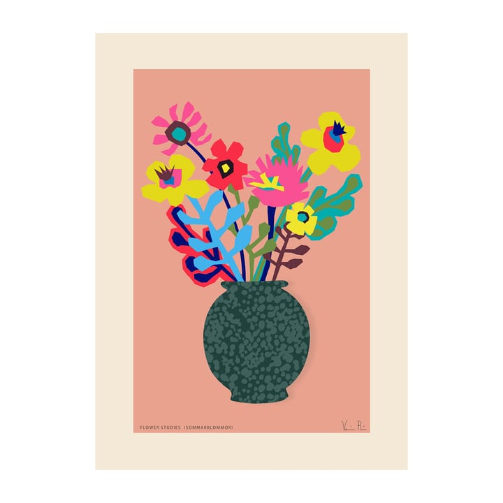 Lámina Flower Studies 02 (Sommar) - 30x40 cm - Paper Collective