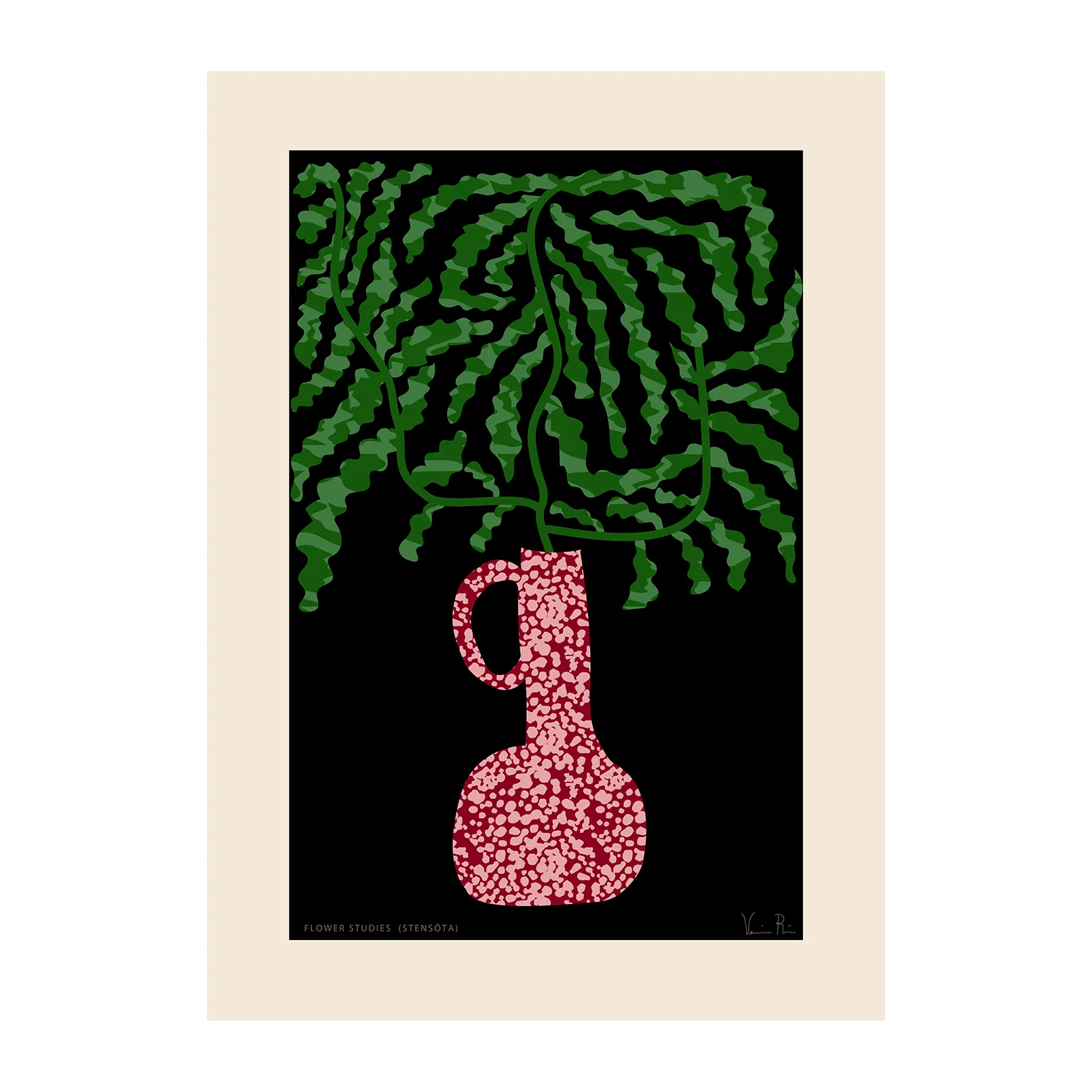 Lámina Flower Studies 03 (Stensöta), 30x40 cm Paper Collective