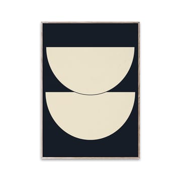 Lámina Half Circles I azul - 30x40 cm - Paper Collective