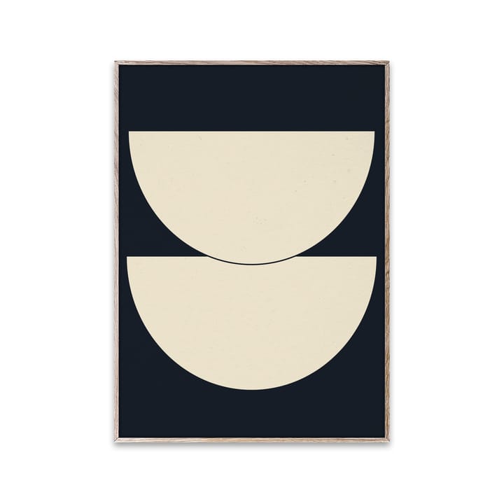 Lámina Half Circles I azul - 30x40 cm - Paper Collective