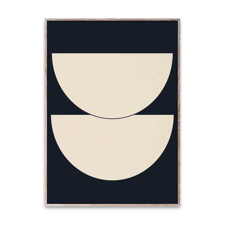 Lámina Half Circles I azul, 50x70 cm Paper Collective