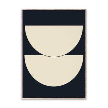Lámina Half Circles I azul - 50x70 cm - Paper Collective