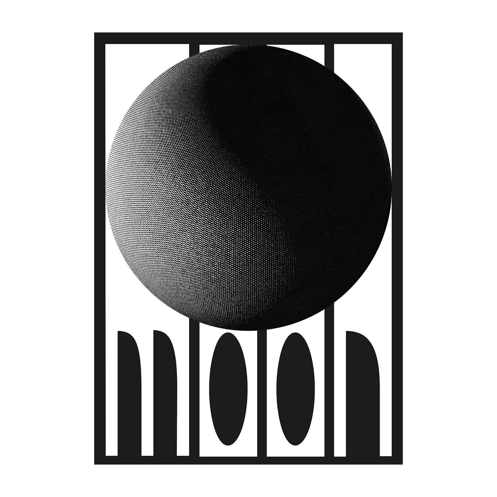Lámina Moon, 30x40 cm Paper Collective