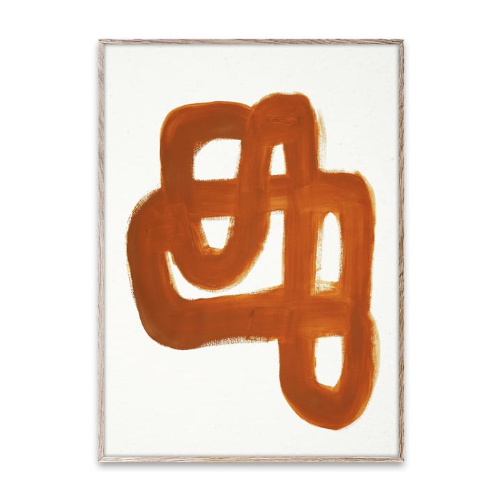Lámina Orange Brush, 50x70 cm Paper Collective