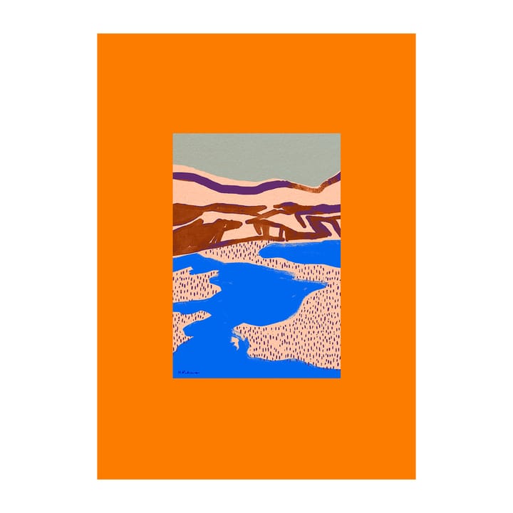 Lámina Orange Landscape - 50x70 cm - Paper Collective