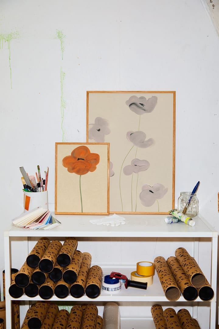 Lámina Orange Vallmo, 30x40 cm Paper Collective