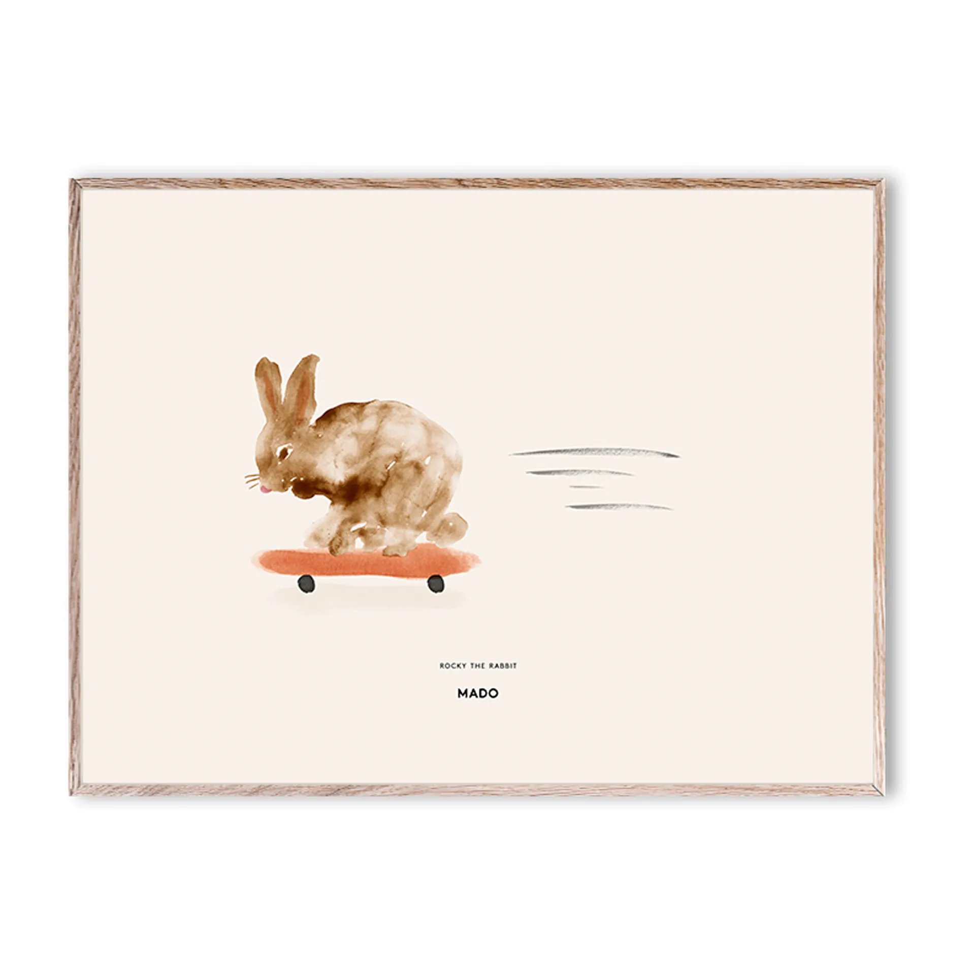 Lámina Rocky the Rabbit, 30x40 cm Paper Collective