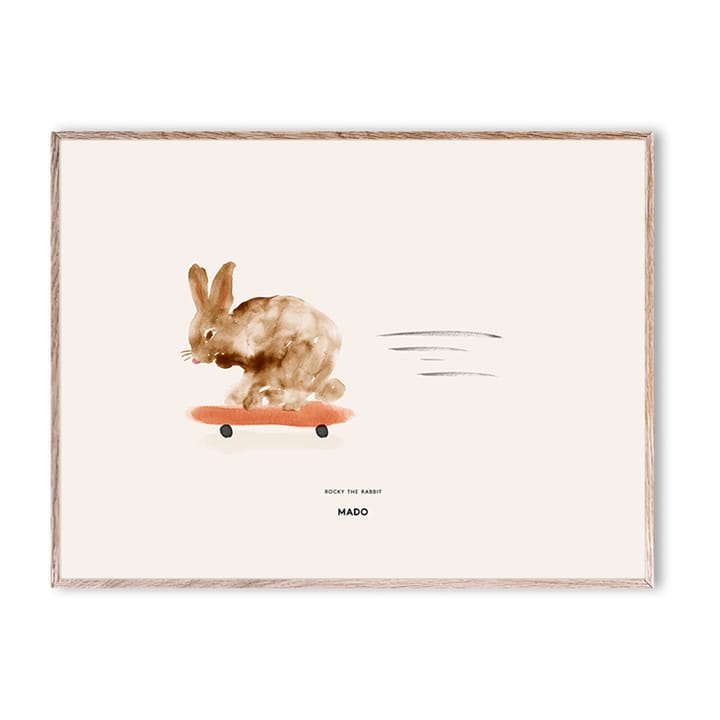 Lámina Rocky the Rabbit, 30x40 cm Paper Collective