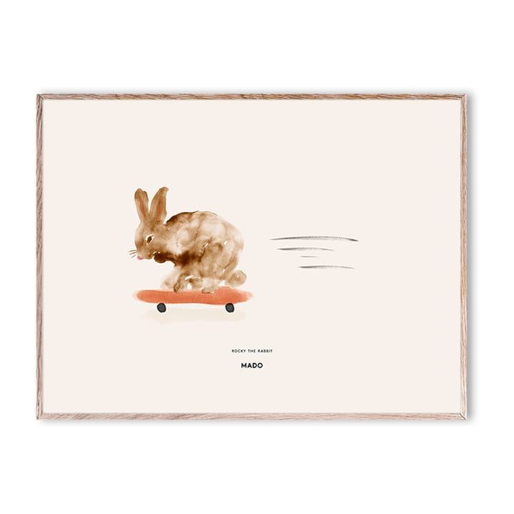 Lámina Rocky the Rabbit - 30x40 cm - Paper Collective