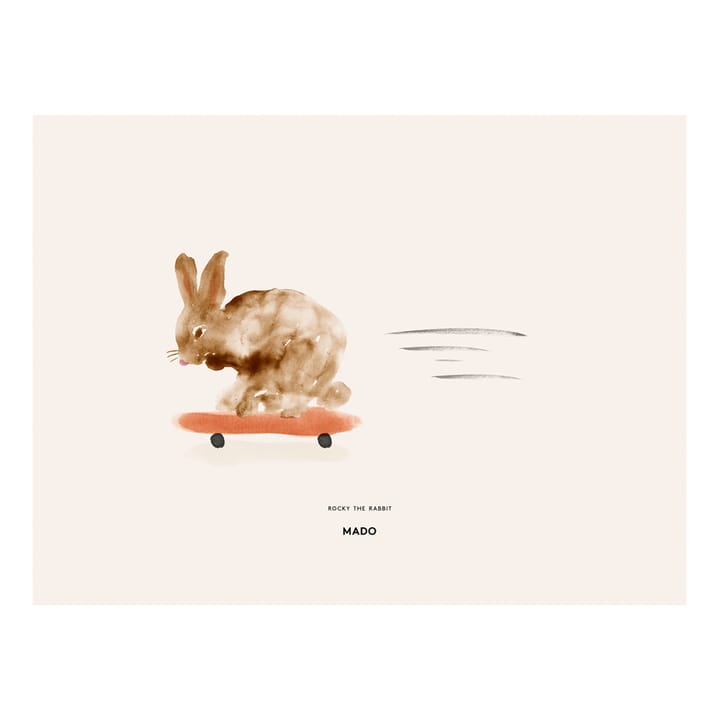 Lámina Rocky the Rabbit - 30x40 cm - Paper Collective