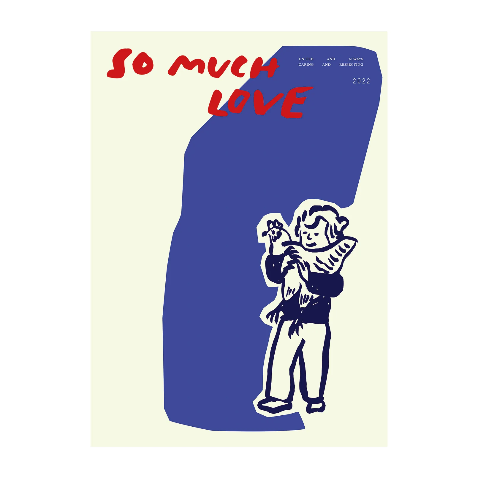 Lámina So Much Love Chicken, 30x40 cm Paper Collective
