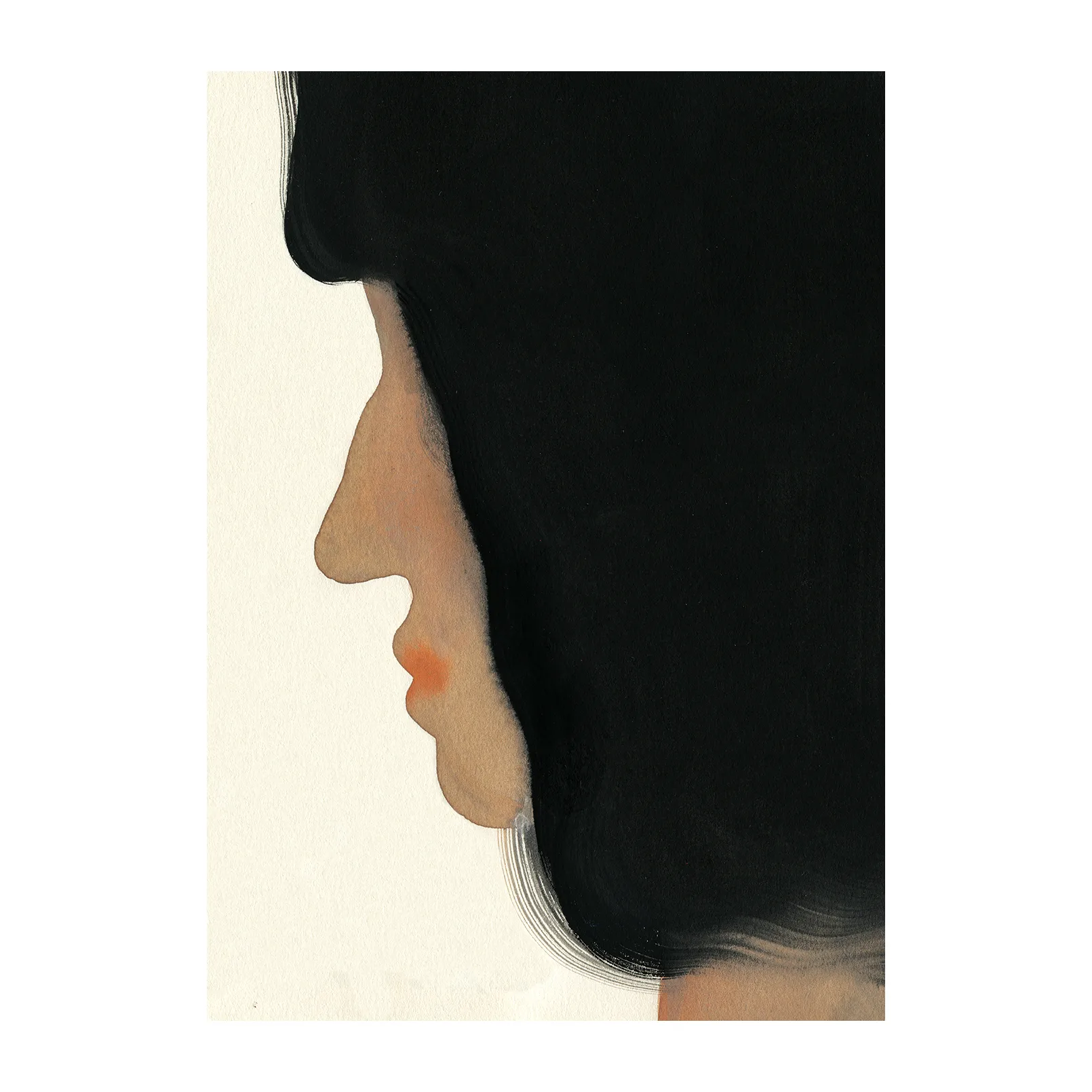 Lámina The Black Hair, 50x70 cm Paper Collective