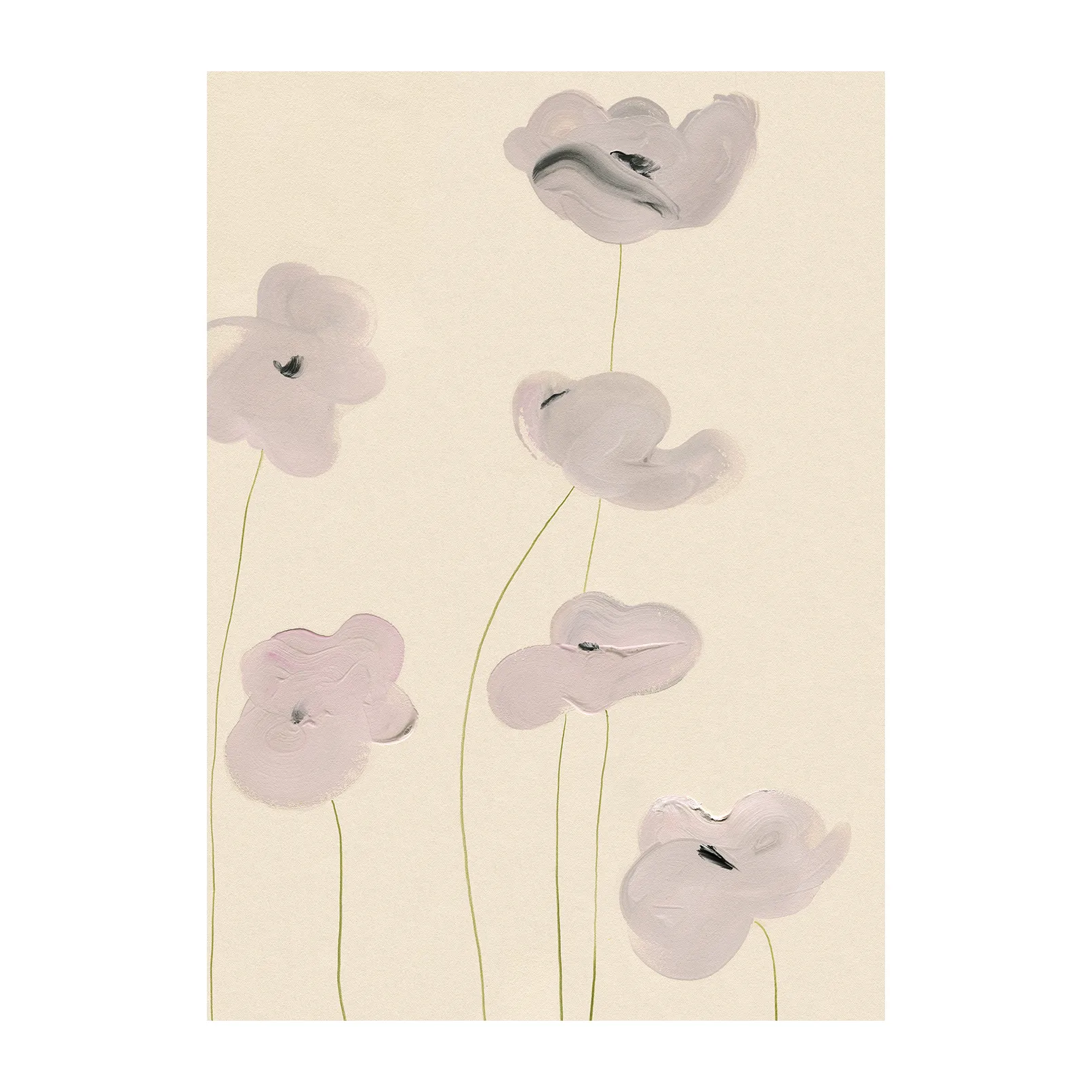 Lámina White Vallmo, 50x70 cm Paper Collective