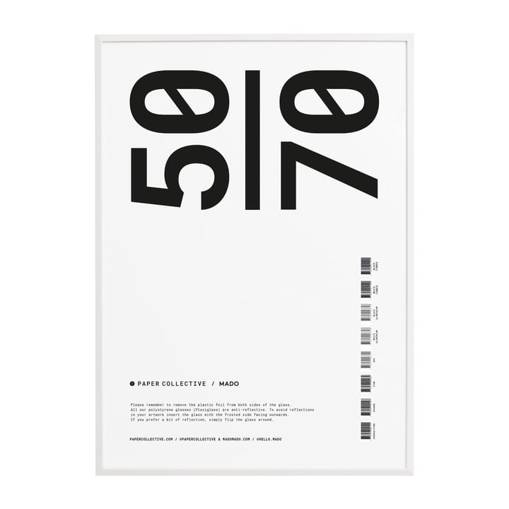 Marco Paper Collective plexiglás-blanco - 50x70 cm - Paper Collective