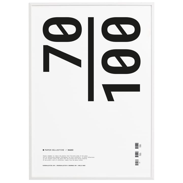 Marco Paper Collective plexiglás-blanco - 70x100 cm - Paper Collective
