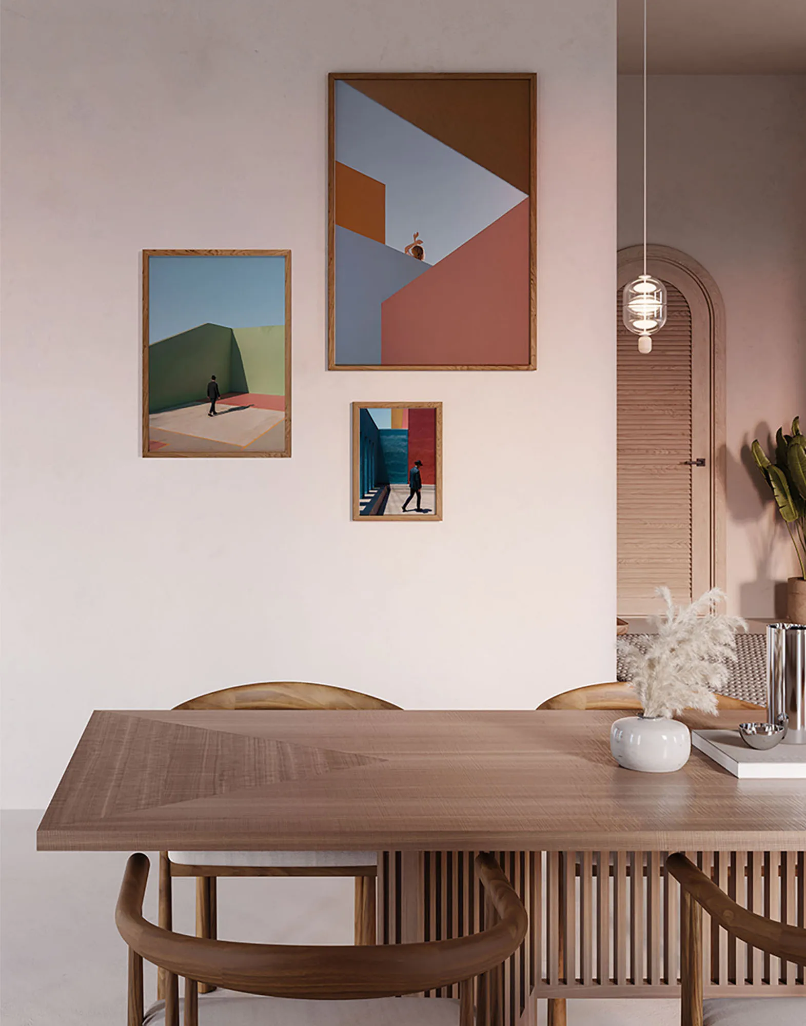 Póster Angular Afternoon, 50x70 cm Paper Collective