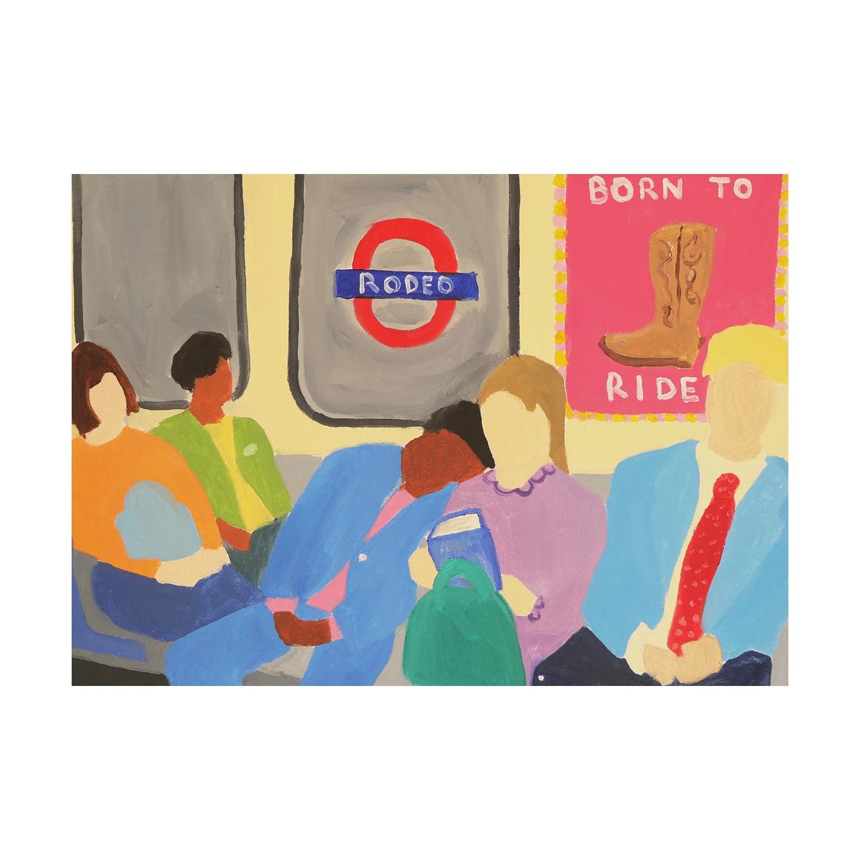 Póster Born To Ride, 30x40 cm Paper Collective