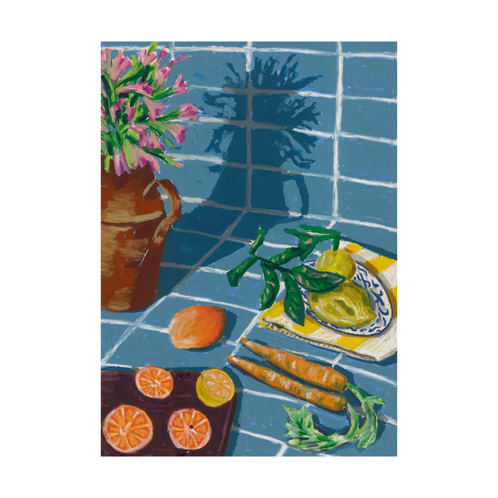 Póster Composition in Blue, 30x40 cm Paper Collective