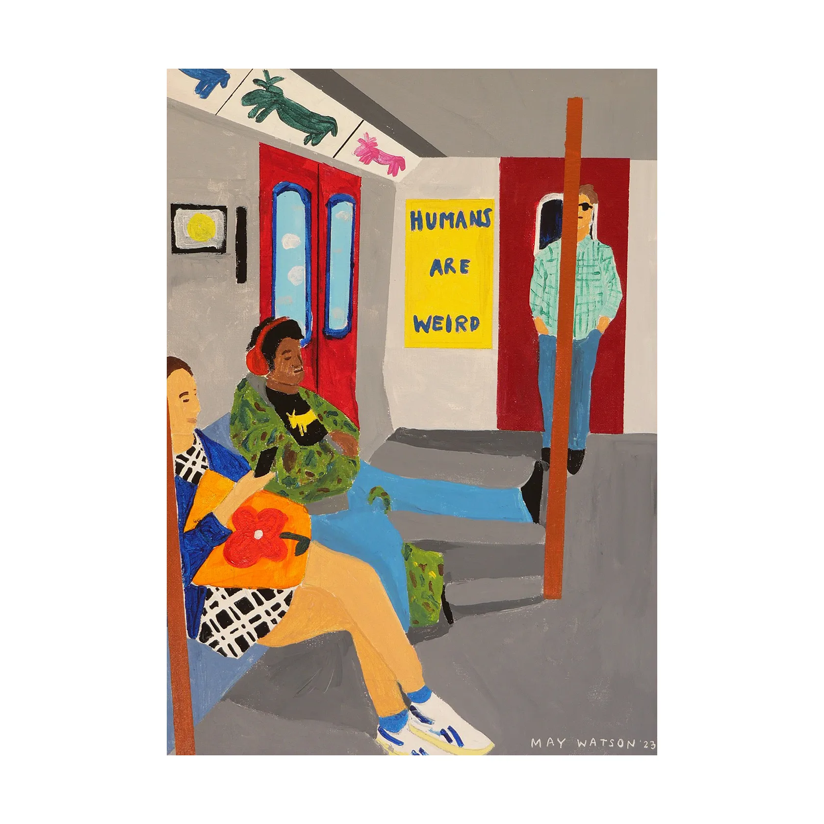 Póster Humans Are Weird, 30x40 cm Paper Collective