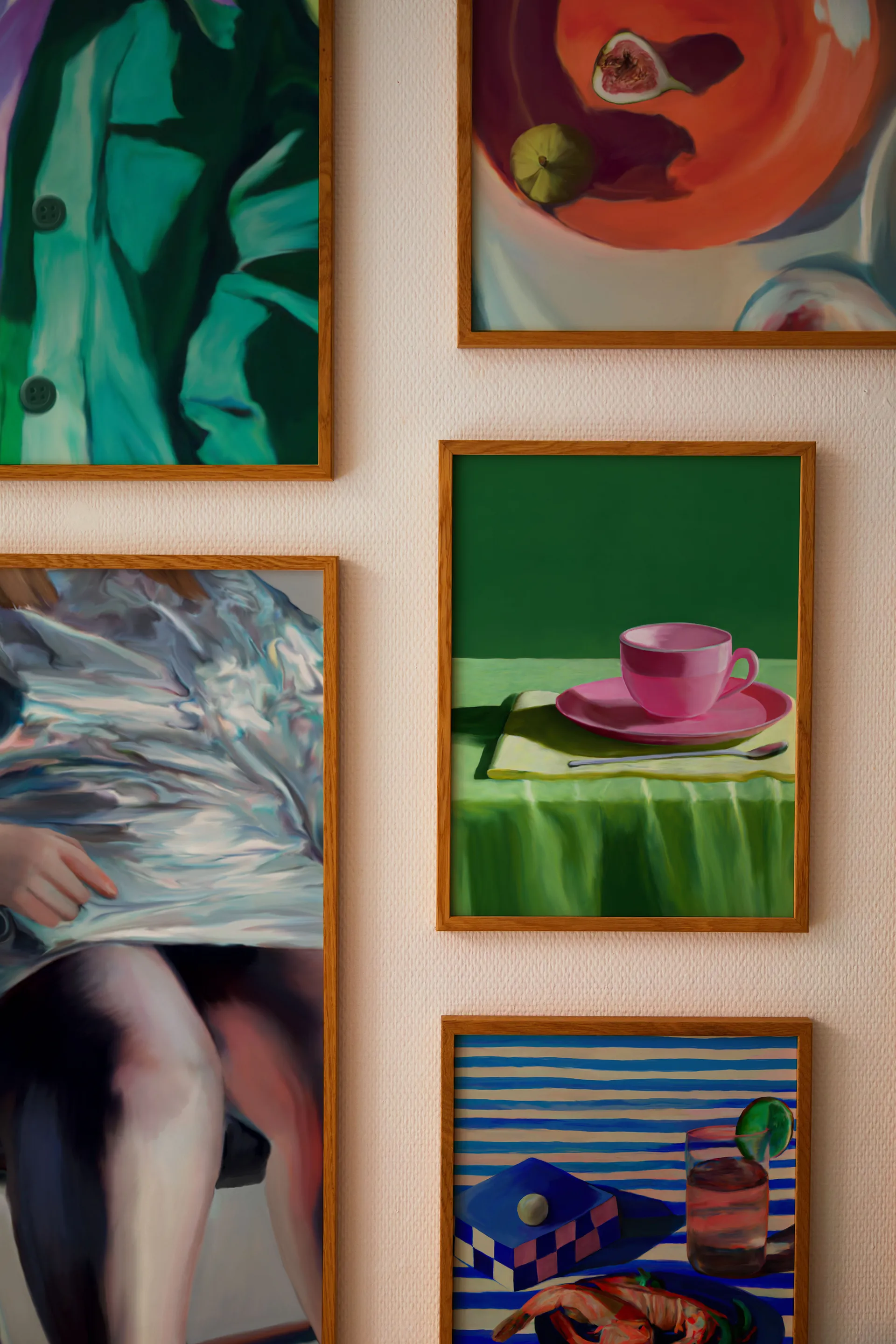 Póster Shrimp & Stripes, 30x40 cm Paper Collective