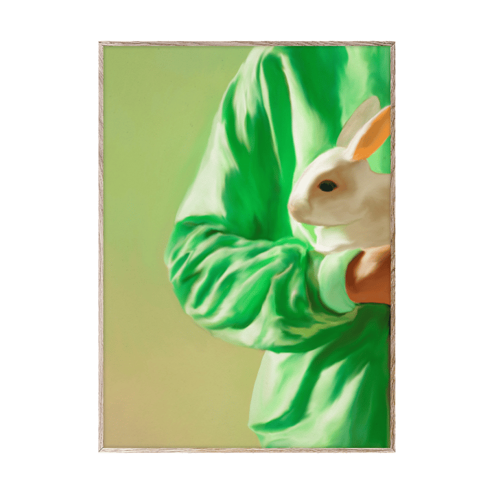 Póster White Rabbit - 30x40 cm - Paper Collective