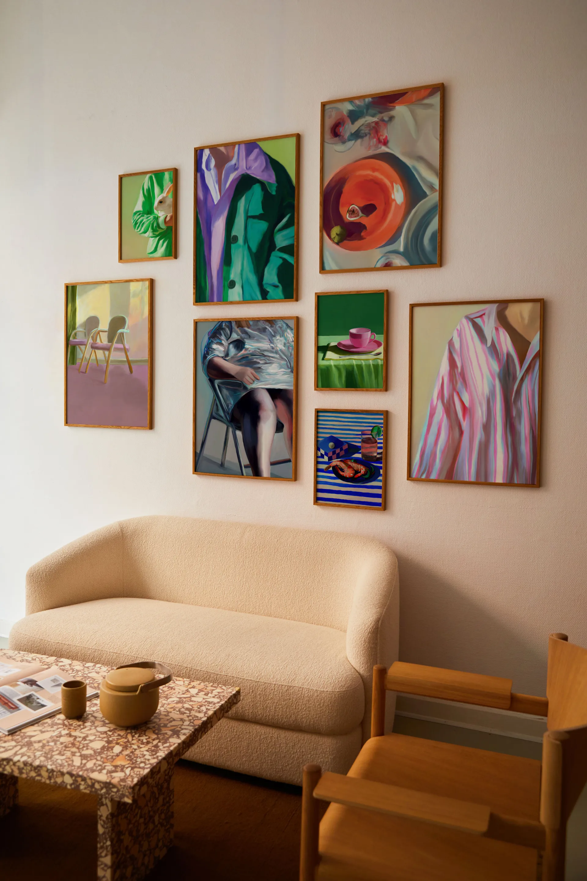 Póster White Rabbit, 30x40 cm Paper Collective