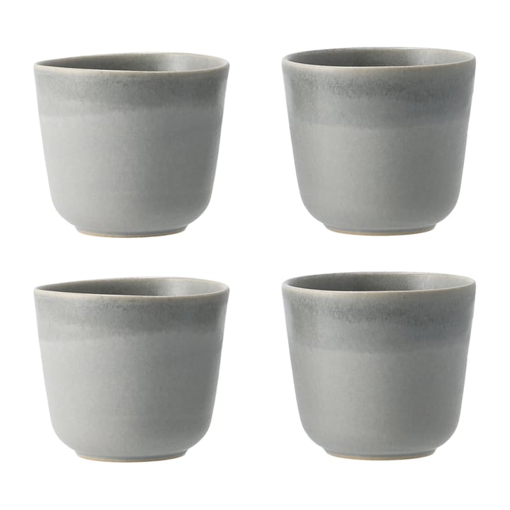 4 Tazas Morgon gris - gris - Paradisverkstaden