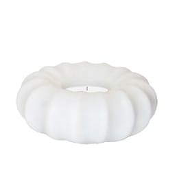Candelabro Fröhus bajo, blanco, blanco Paradisverkstaden