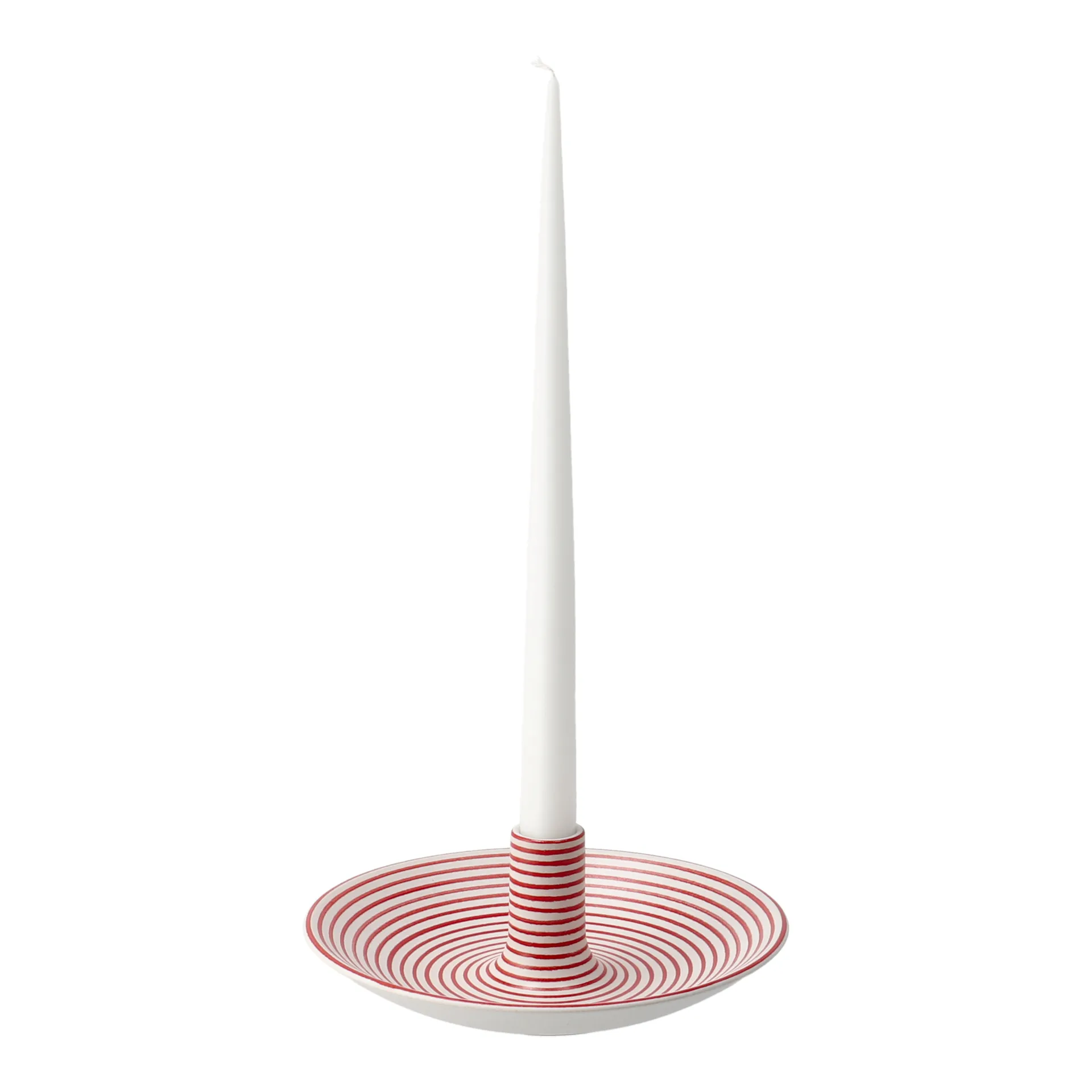 Candelabro Linje, pequeño, rojo Paradisverkstaden