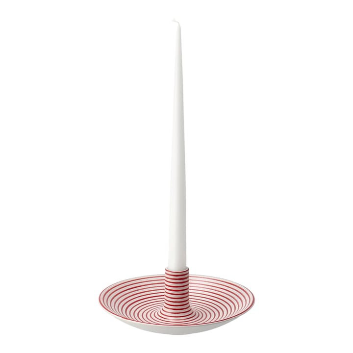 Candelabro Linje, pequeño, rojo Paradisverkstaden