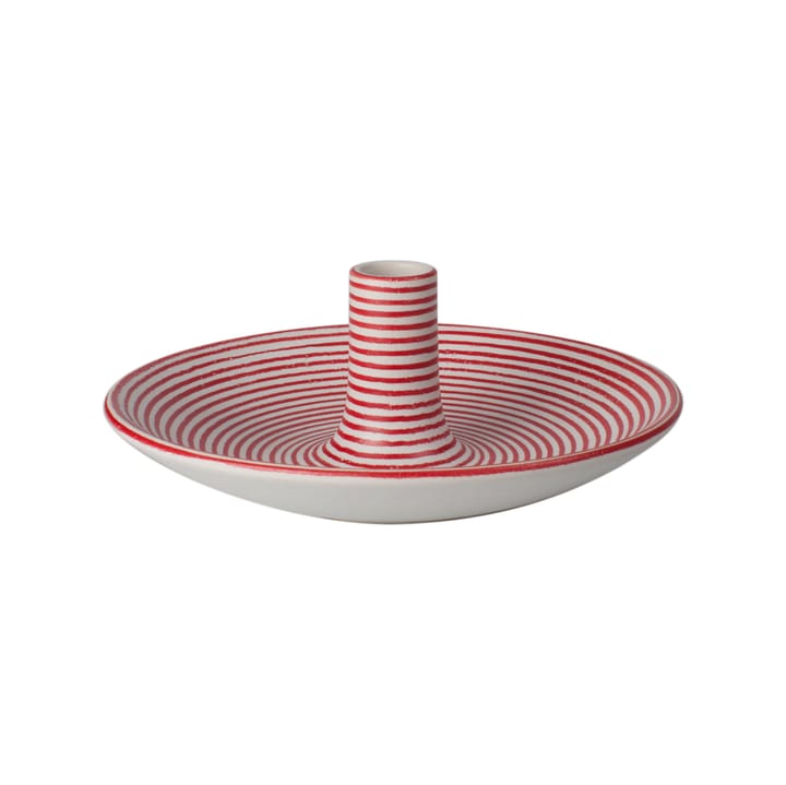 Candelabro Linje, pequeño, rojo Paradisverkstaden