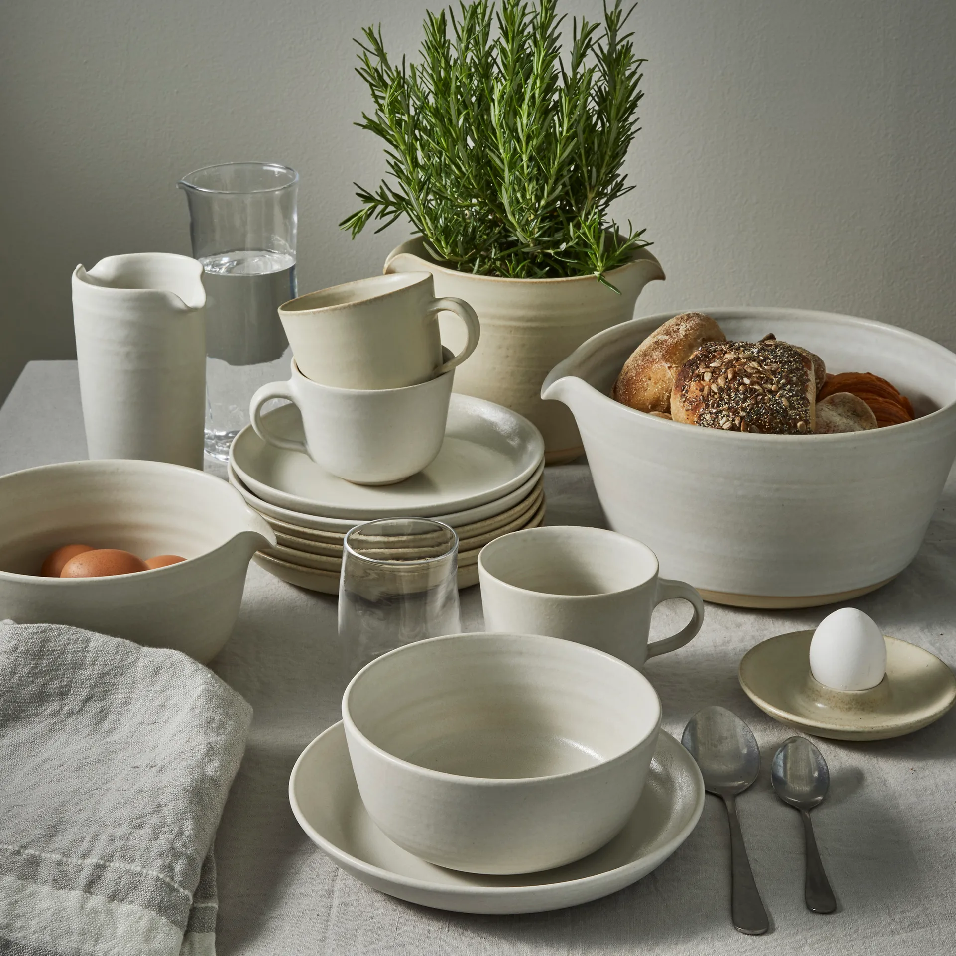 Cuenco para mezclar Lantliv 2 L, avena Paradisverkstaden