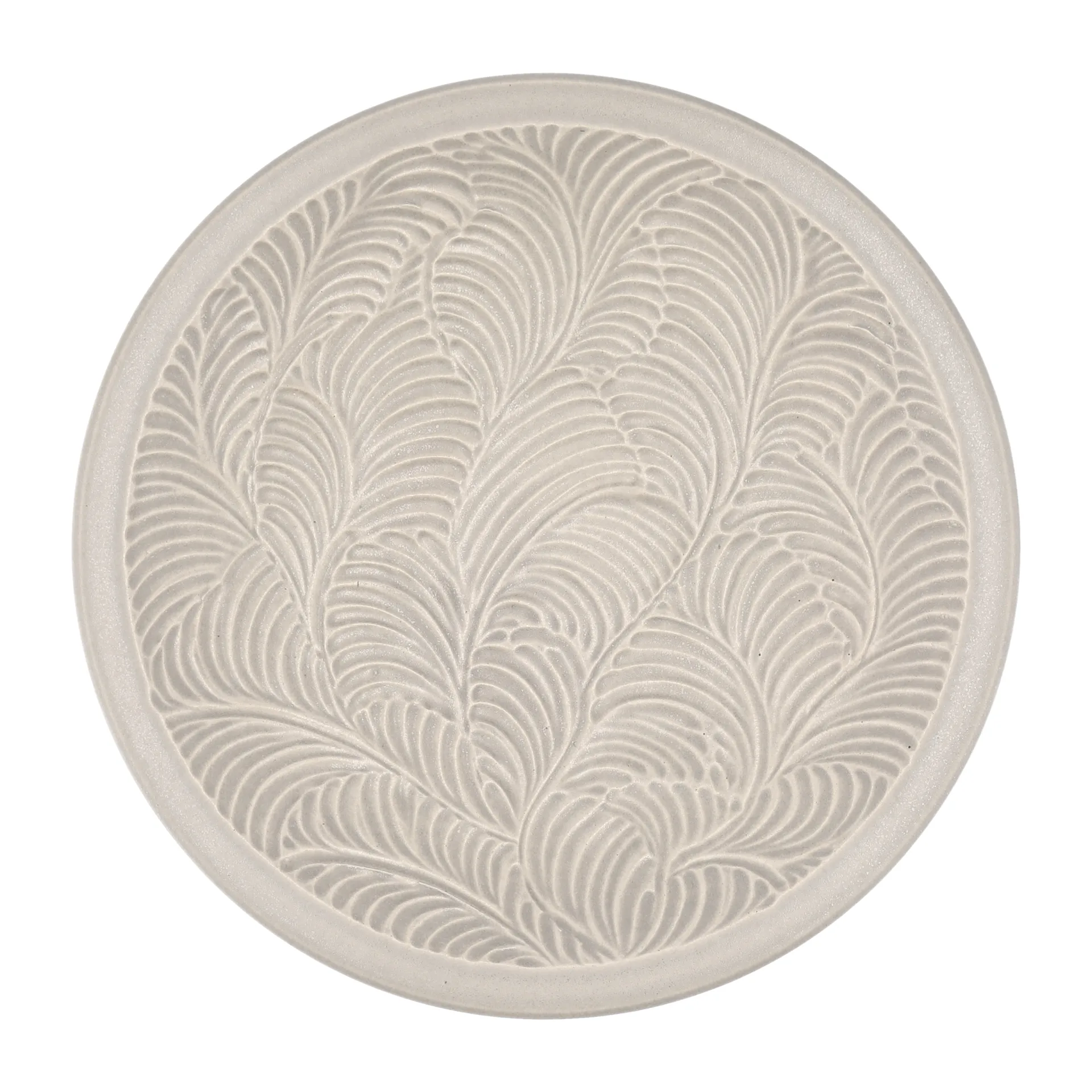 Plato Bladverk Ø26 cm, Natur Paradisverkstaden