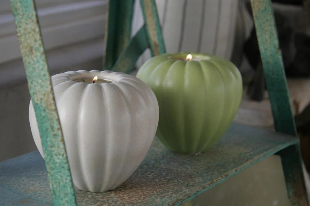 Portavelas Fröhus alta, blanco, blanco Paradisverkstaden