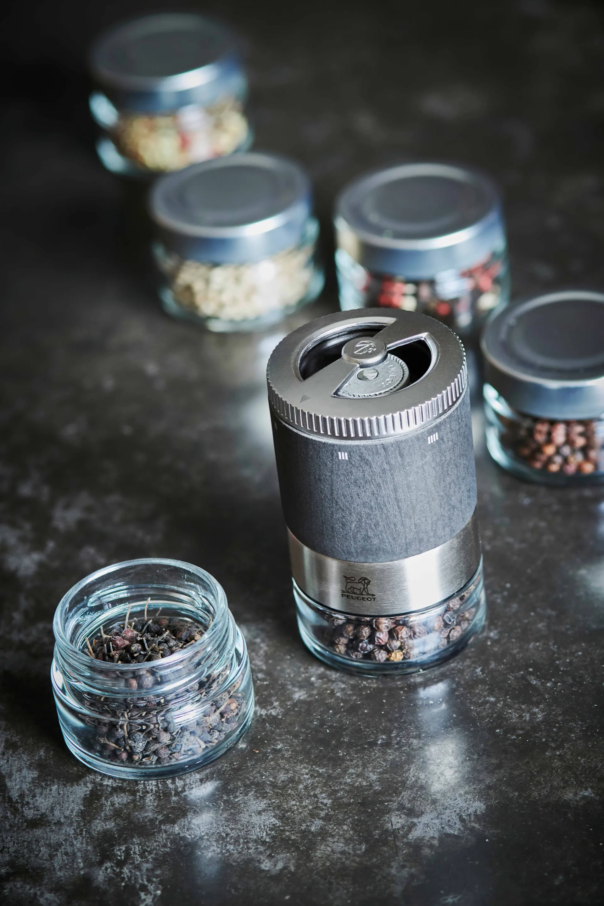 Maestro 11 cm + 3 sorters peppar, Graphite Peugeot